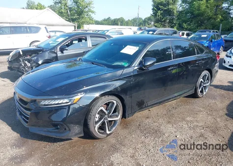 2022 Honda Accord Sport из США, поврежденный, VIN 1HGCV1F3XNA012200